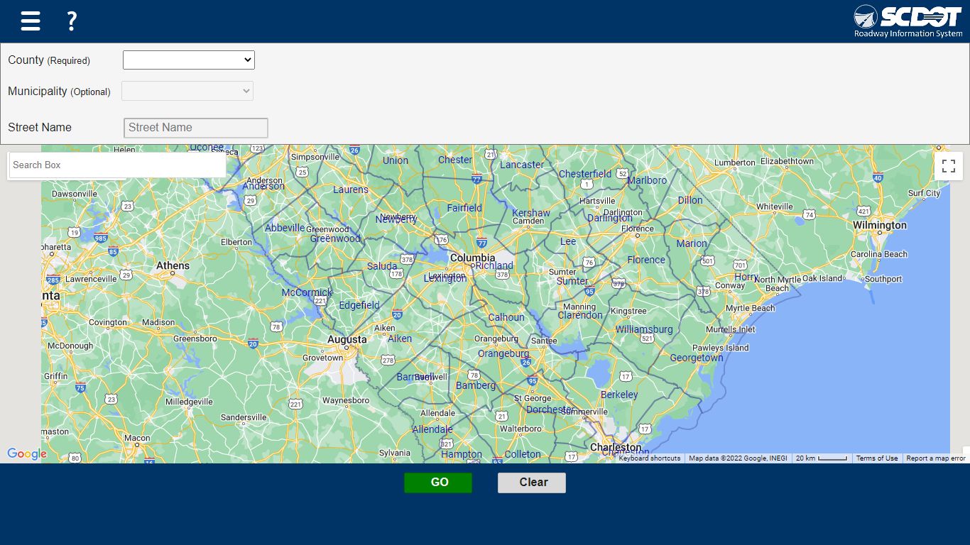 Roadway Information - South Carolina Department of Transportation
